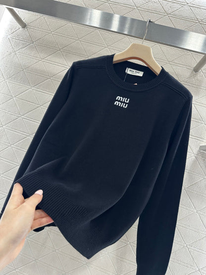 Crew Neck Knit Pullover Sweater