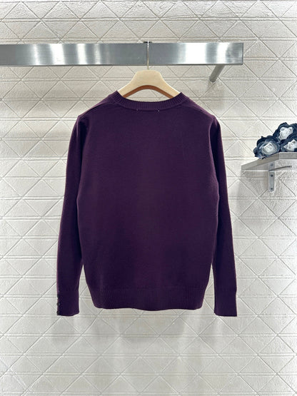 Crew Neck Knit Pullover Sweater