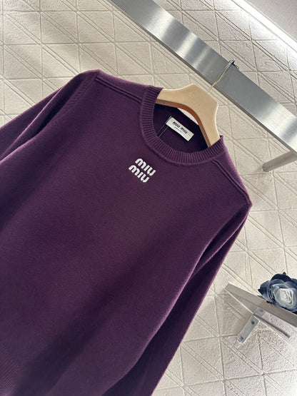 Crew Neck Knit Pullover Sweater
