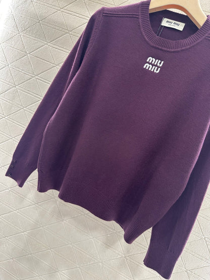Crew Neck Knit Pullover Sweater