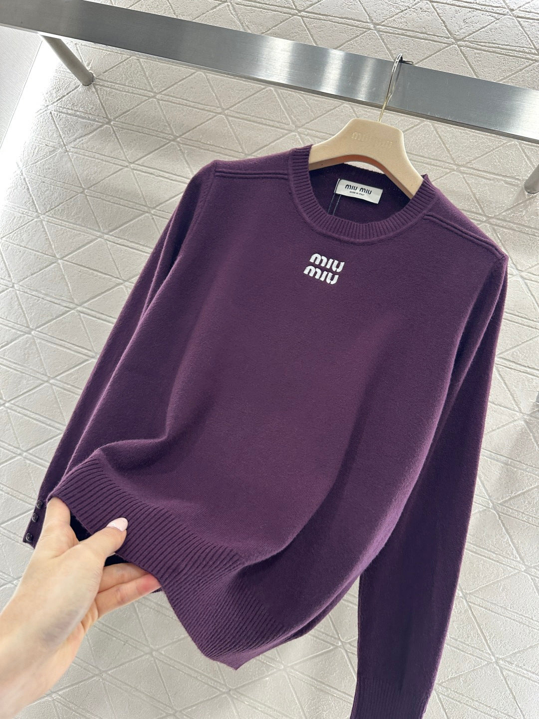 Crew Neck Knit Pullover Sweater