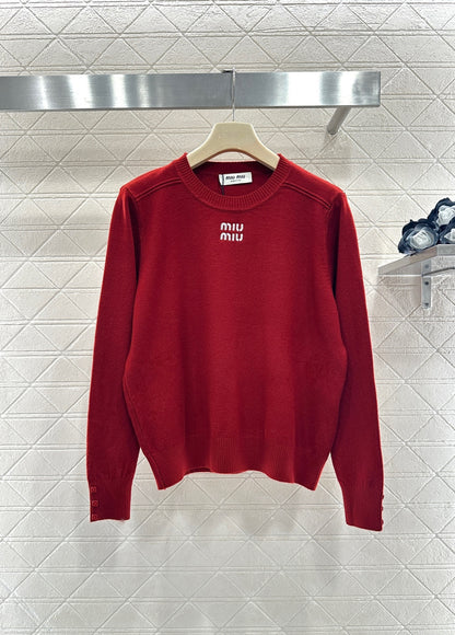 Crew Neck Knit Pullover Sweater