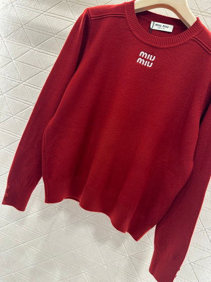 Crew Neck Knit Pullover Sweater