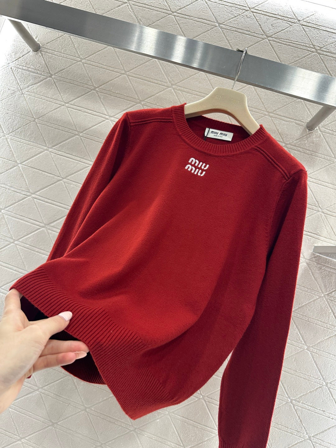 Crew Neck Knit Pullover Sweater