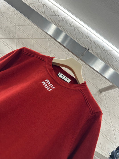 Crew Neck Knit Pullover Sweater