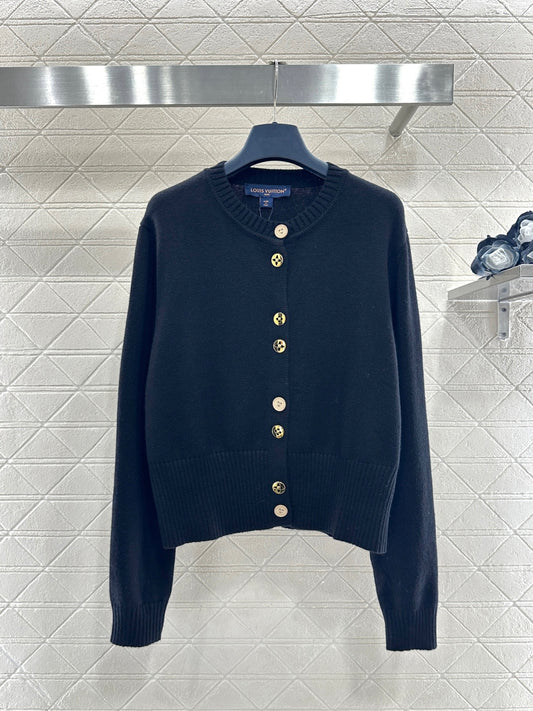 Button-up Knit Cardigan