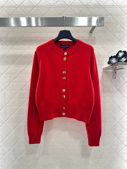 Button-up Knit Cardigan