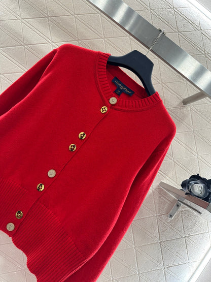Button-up Knit Cardigan