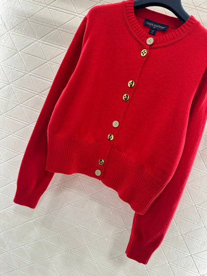Button-up Knit Cardigan