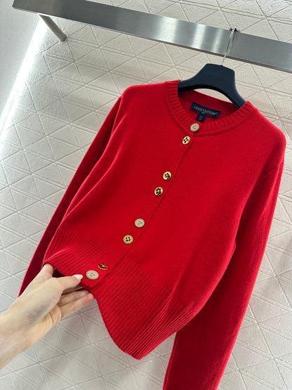 Button-up Knit Cardigan