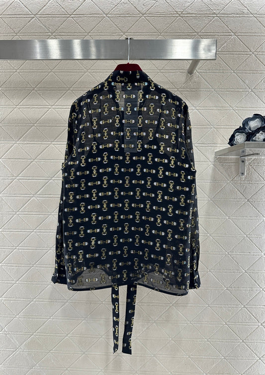 Silk Jacquard Shirt