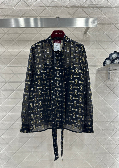 Silk Jacquard Shirt