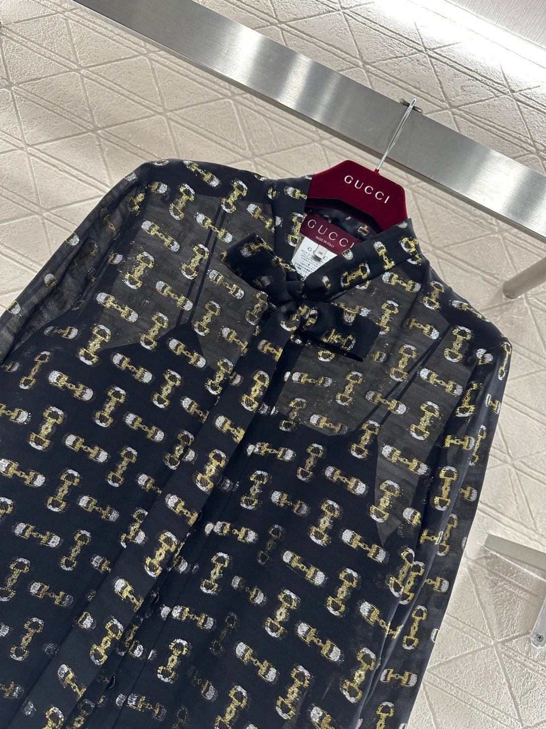 Silk Jacquard Shirt