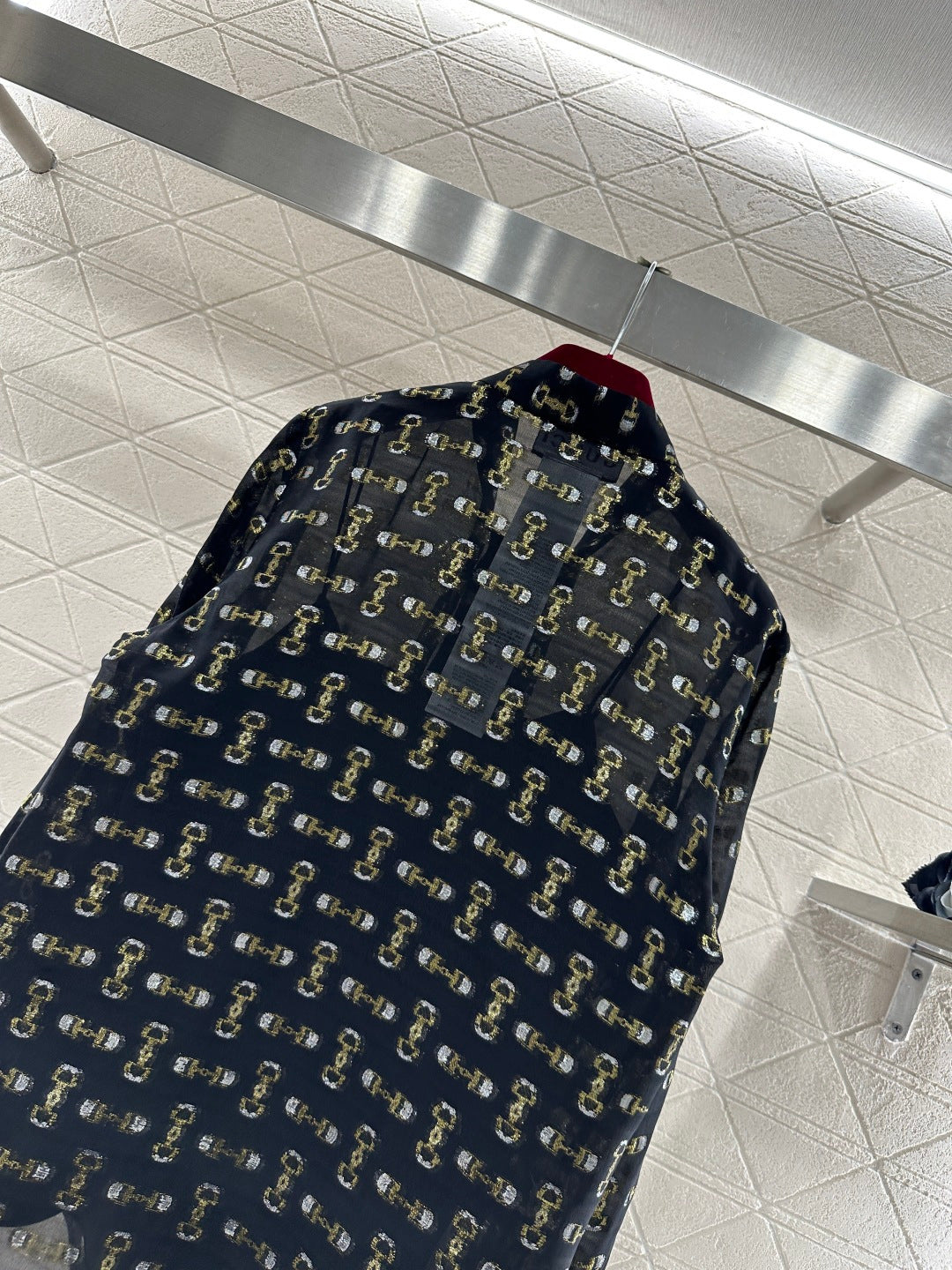 Silk Jacquard Shirt