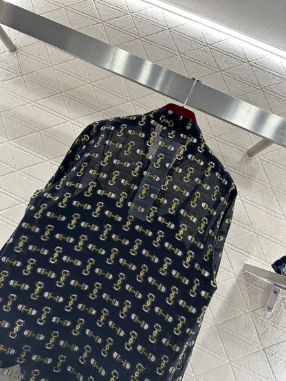 Silk Jacquard Shirt