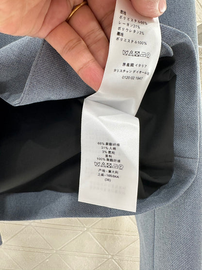 Color-blocked Stand-up Collar Jacket/Pleated Skirt