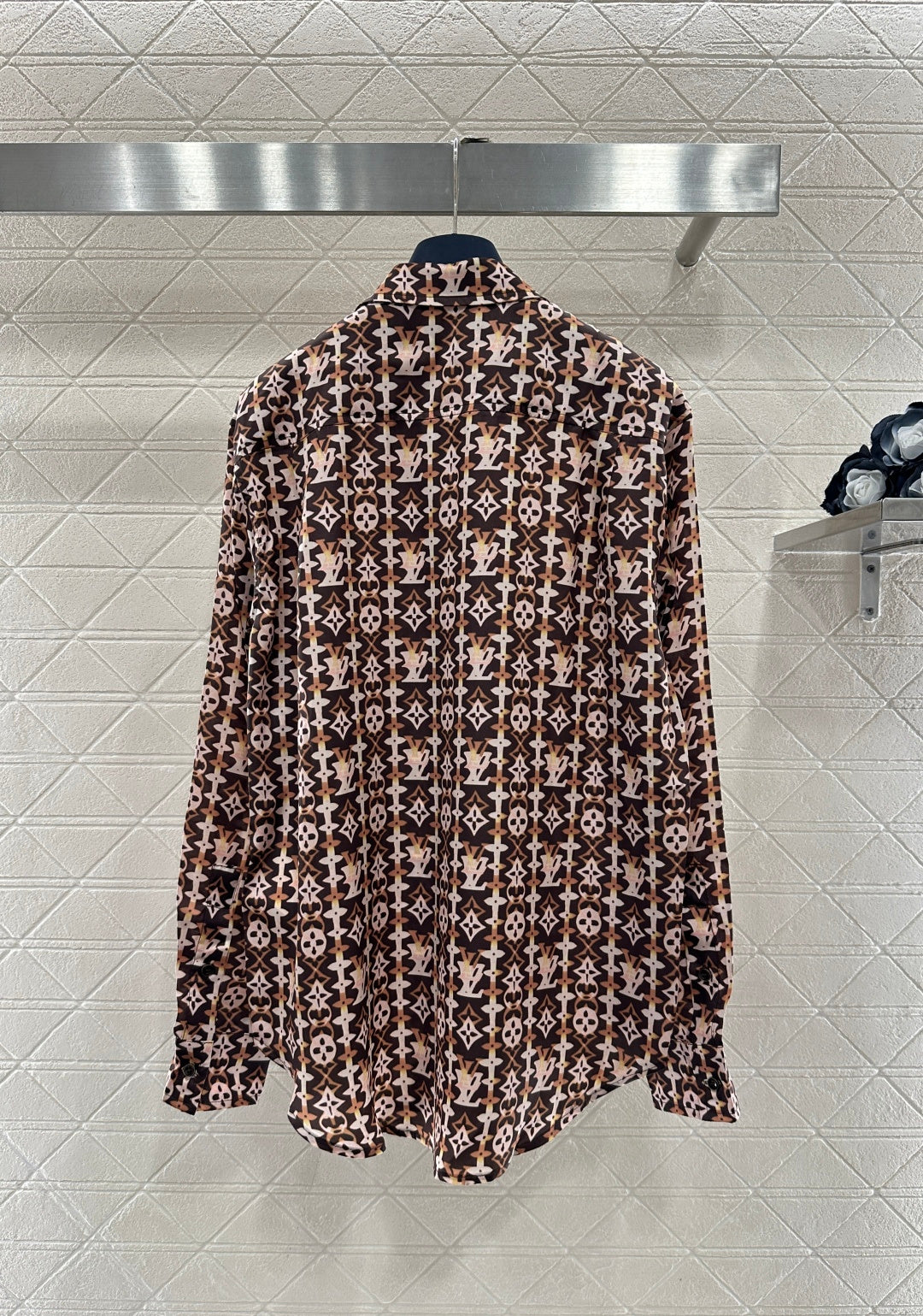 Active Print Silk Shirt