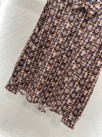 Active Print Silk Shirt