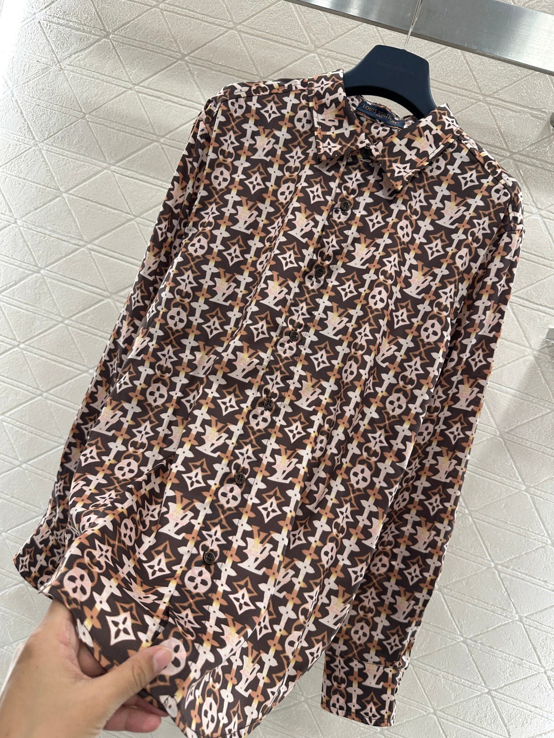 Active Print Silk Shirt