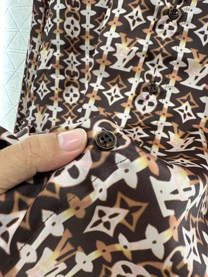 Active Print Silk Shirt