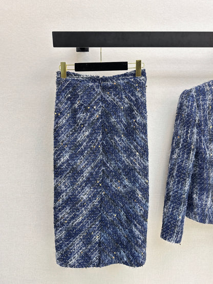 Knitted Cardigan/ Pencil Skirt