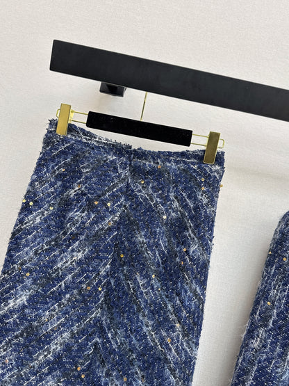 Knitted Cardigan/ Pencil Skirt
