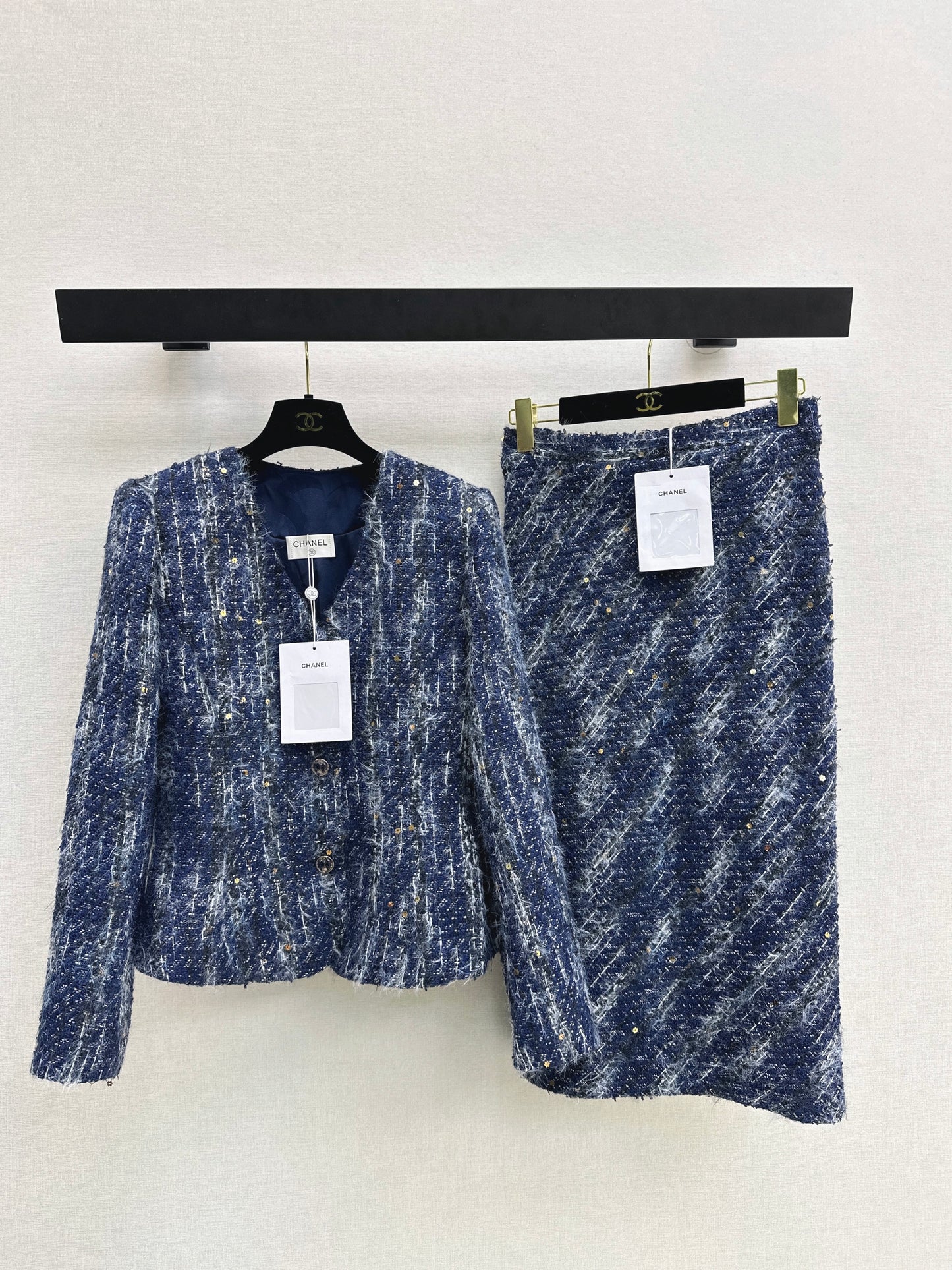 Knitted Cardigan/ Pencil Skirt