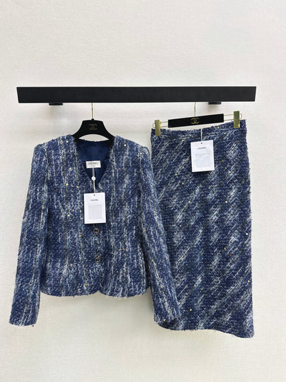 Knitted Cardigan/ Pencil Skirt