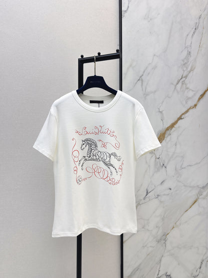 Horse print T-shirt