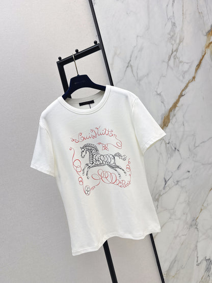 Horse print T-shirt
