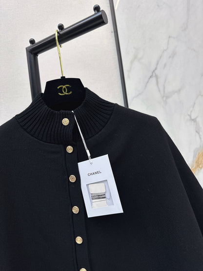 Faux Two-Piece Cape Coat