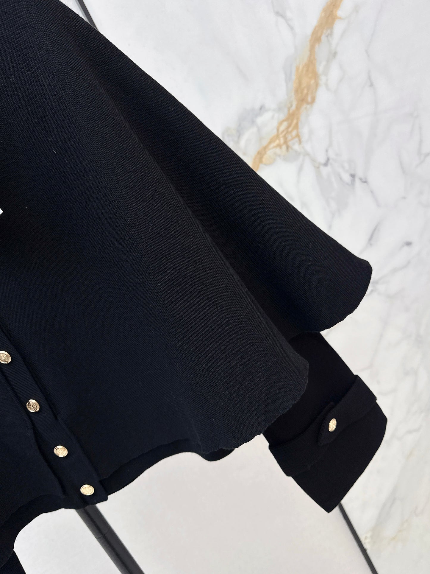 Faux Two-Piece Cape Coat