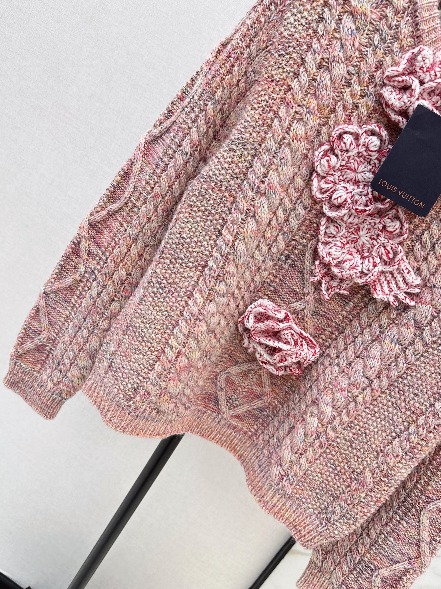 3D Floral Flower Sweater