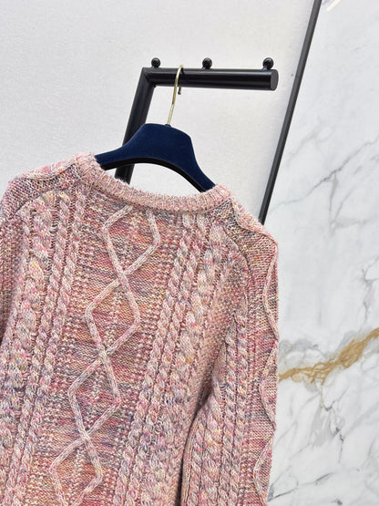 3D Floral Flower Sweater