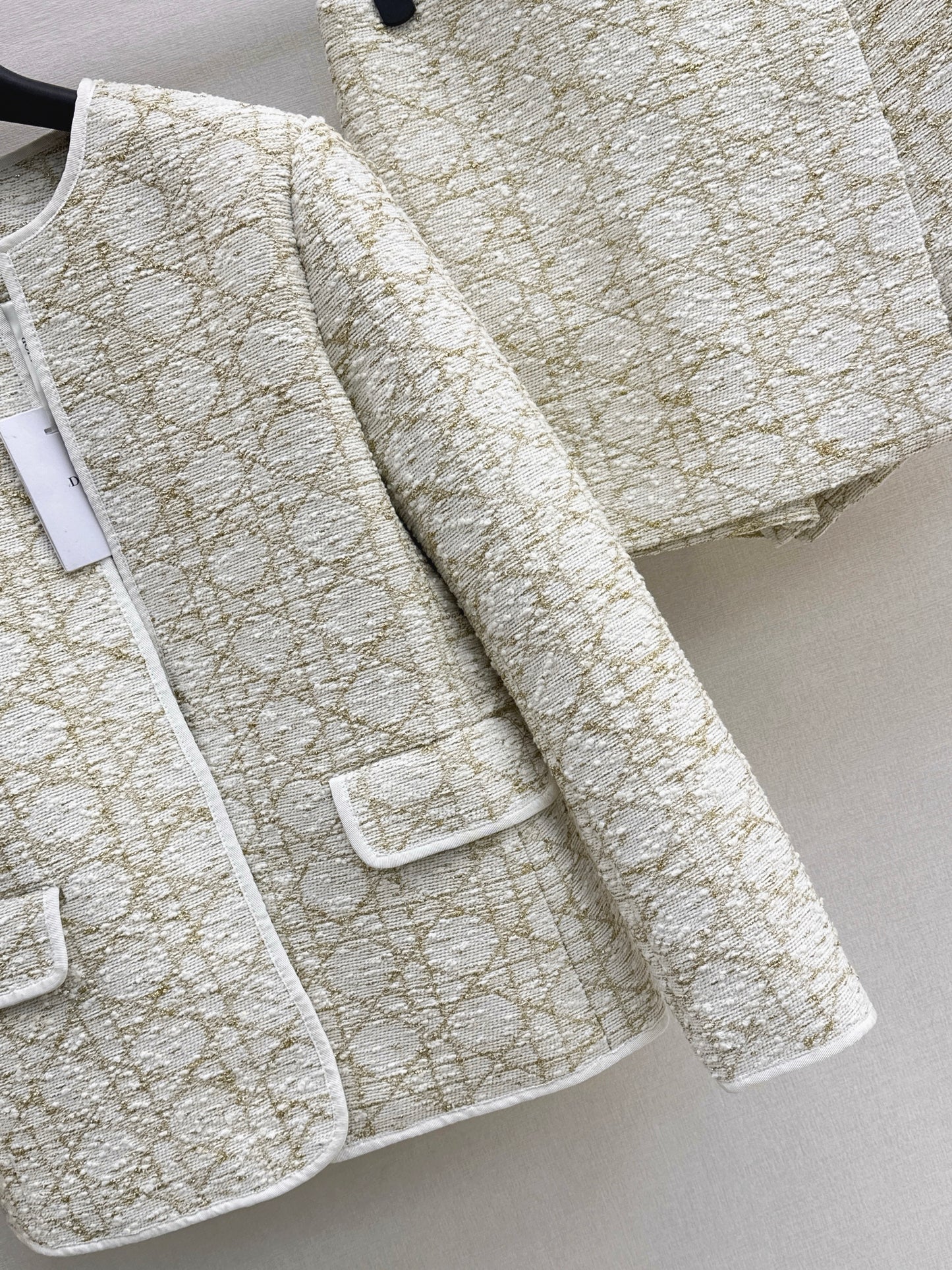 Cannage Pattern Suit