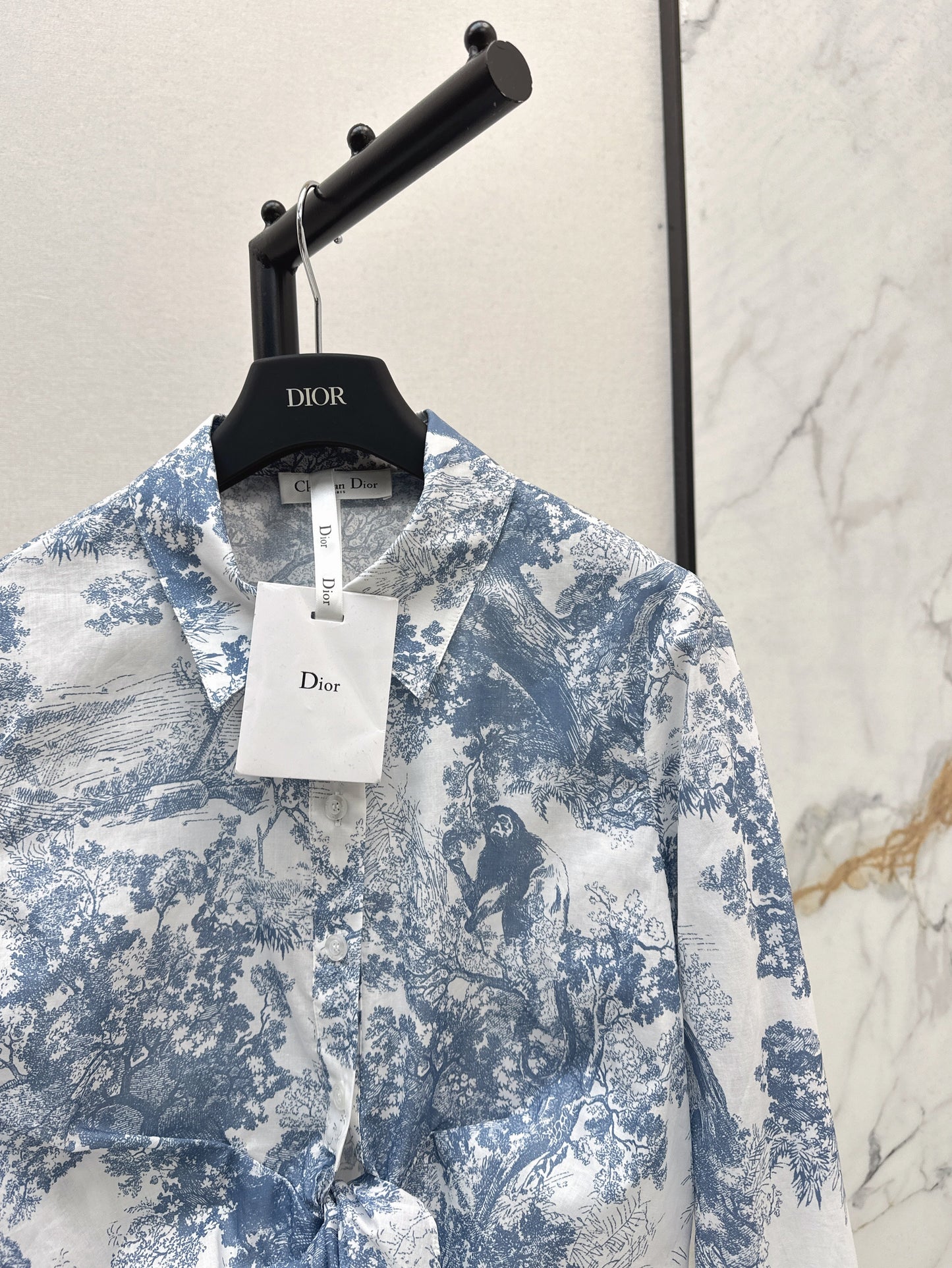 Tie-front shirt