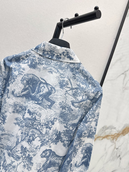 Tie-front shirt