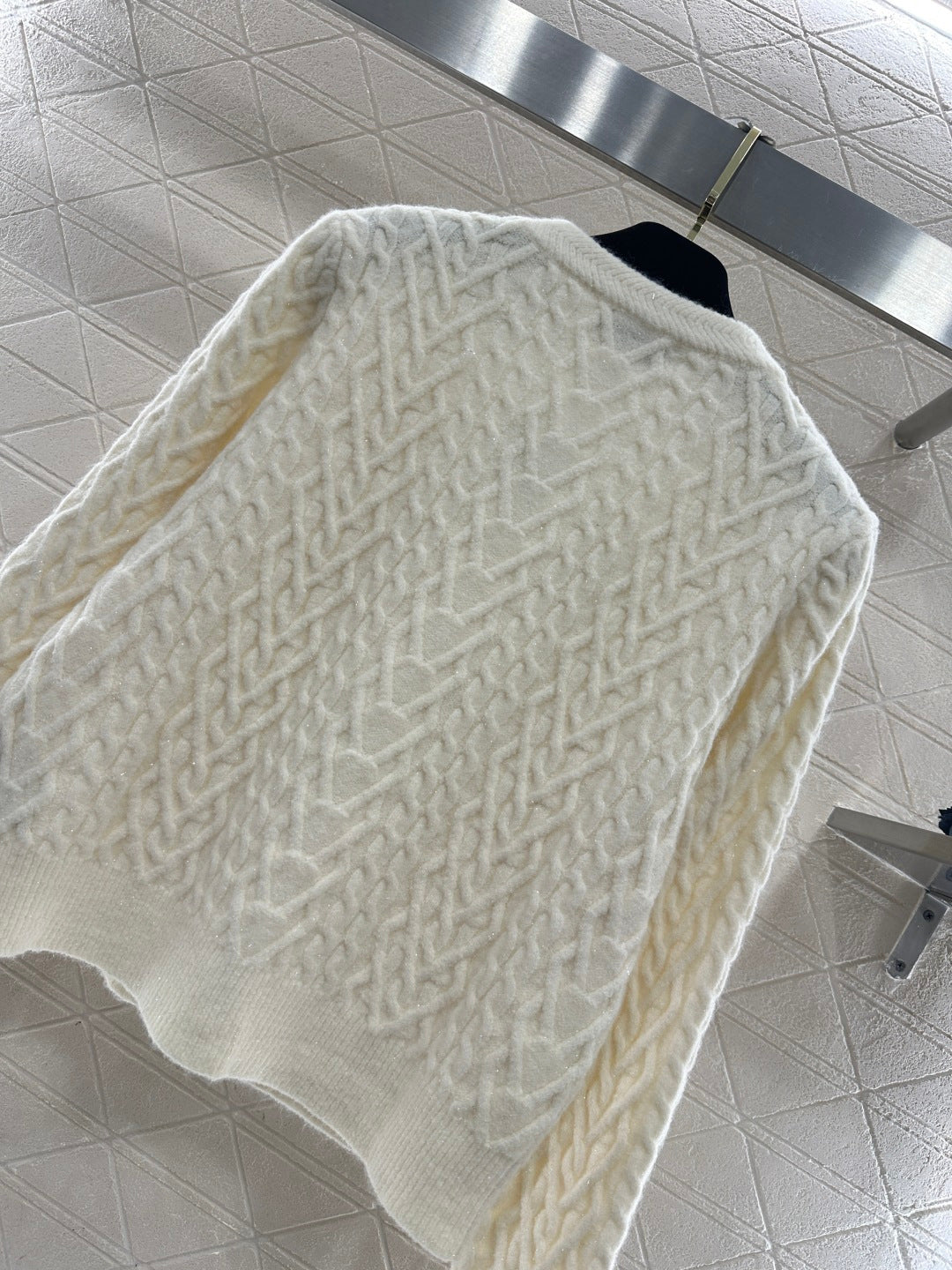 Bow-tie Knit Cardigan
