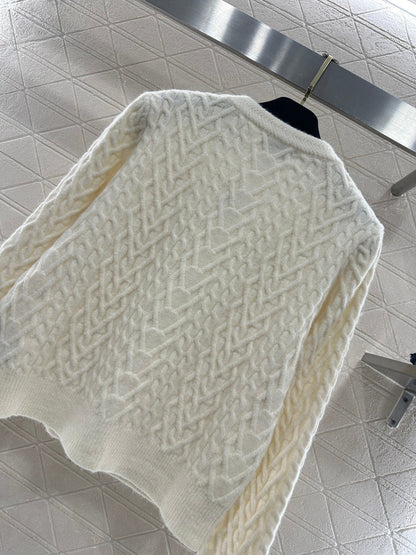 Bow-tie Knit Cardigan