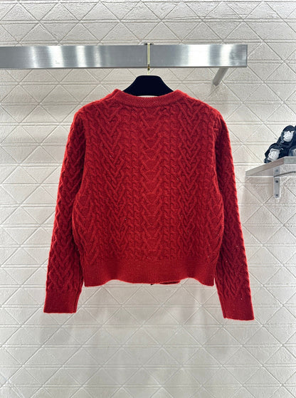 Bow-tie Knit Cardigan