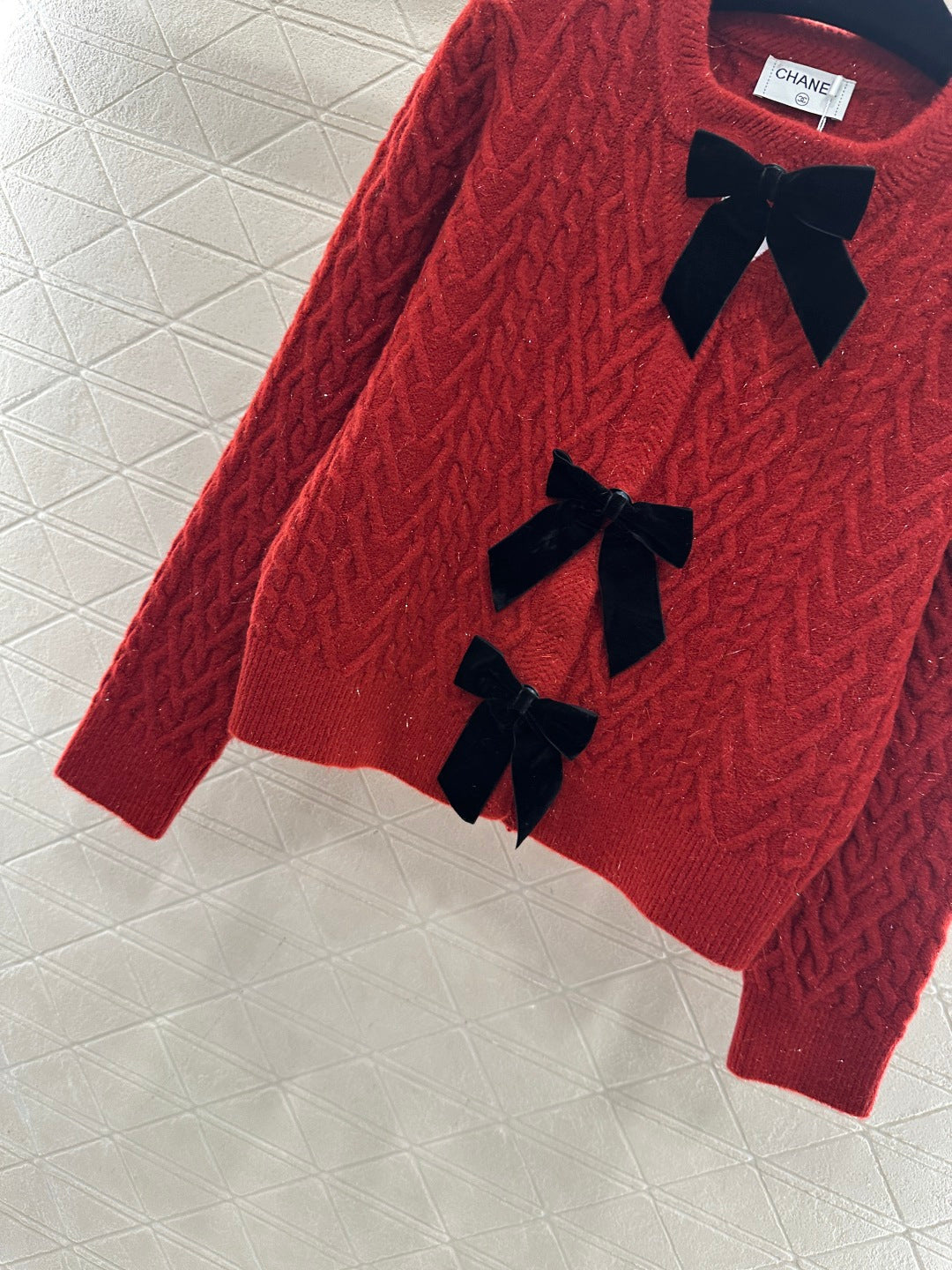 Bow-tie Knit Cardigan