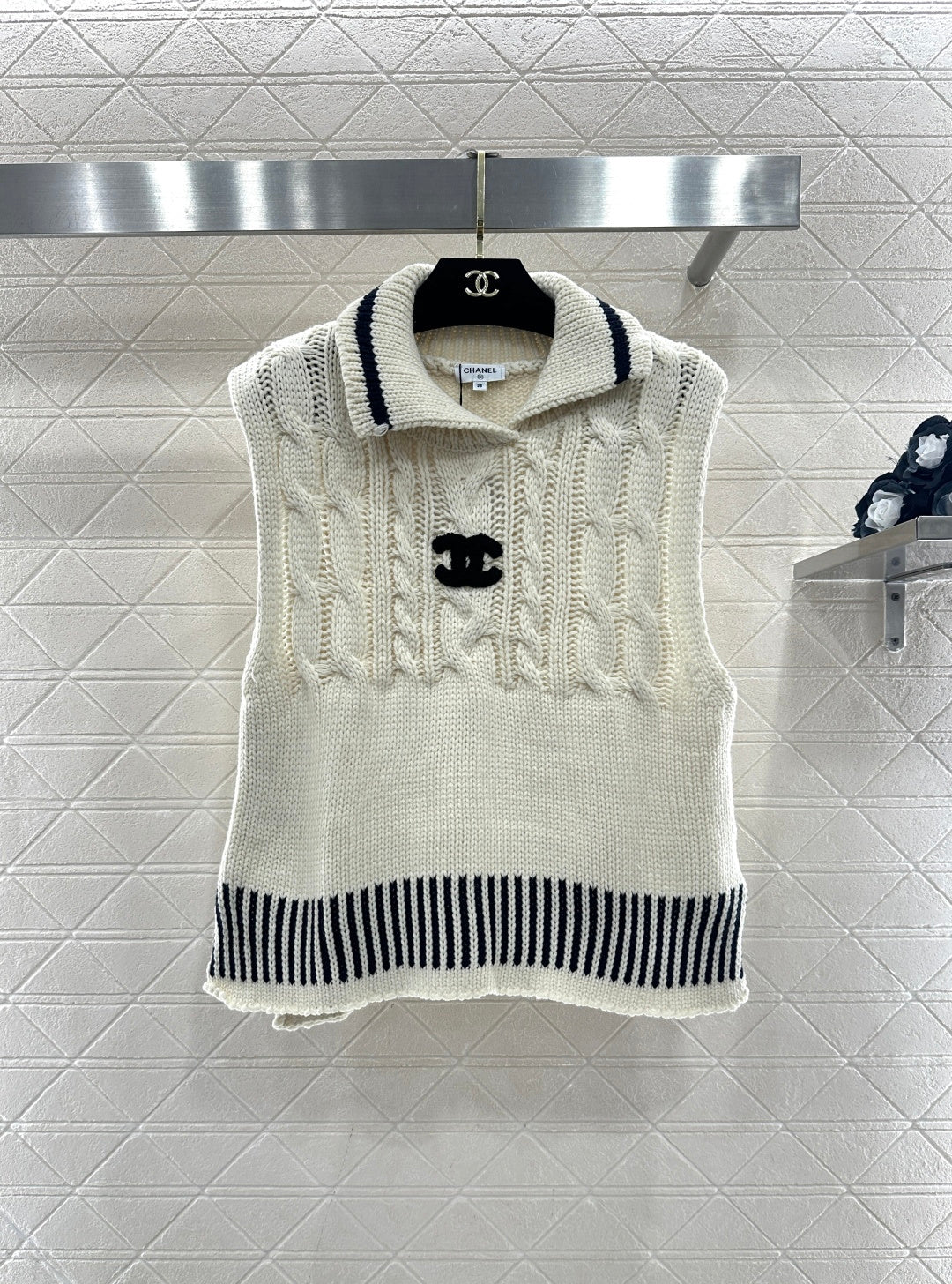 Collared Knit Vest