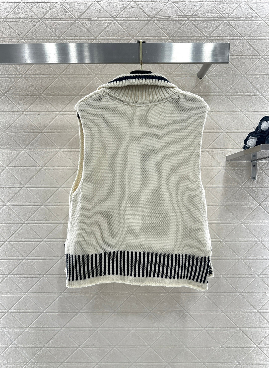 Collared Knit Vest