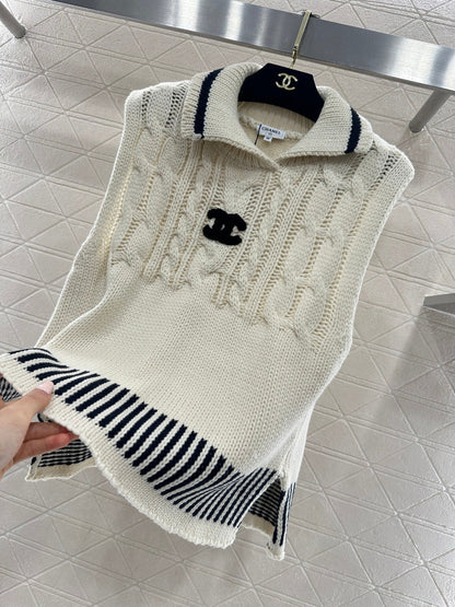 Collared Knit Vest