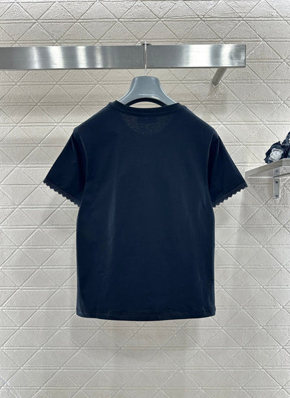 Herme Embroidered Logo T-shirt