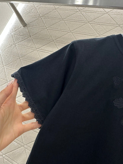 Herme Embroidered Logo T-shirt
