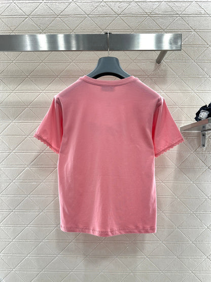 Herme Embroidered Logo T-shirt