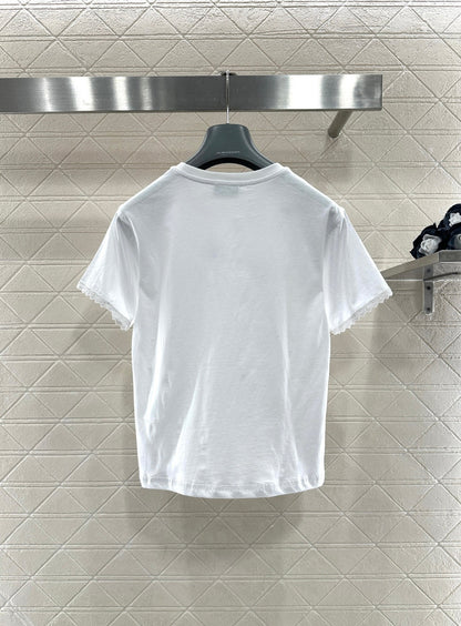 Herme Embroidered Logo T-shirt
