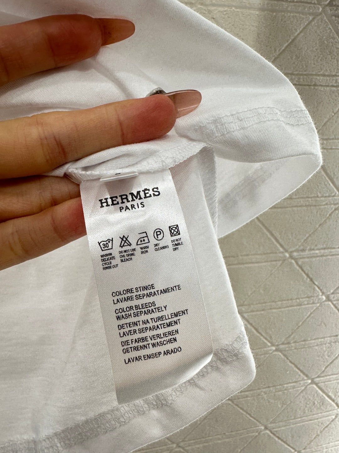 Herme Embroidered Logo T-shirt