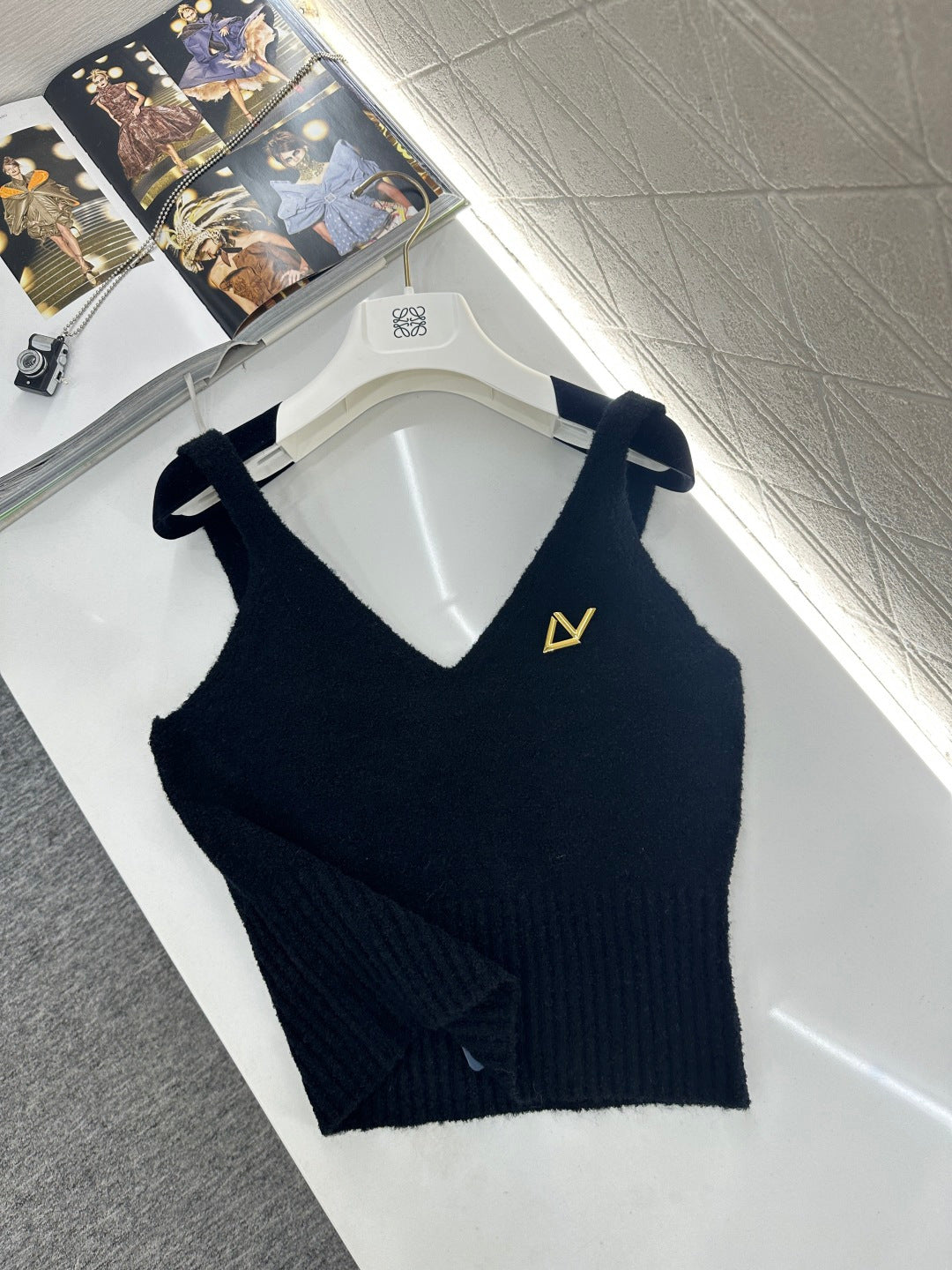 V-neck Knit Vest
